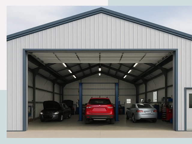 Ангары из сэндвич панелей от 618 руб. в Первоуральск