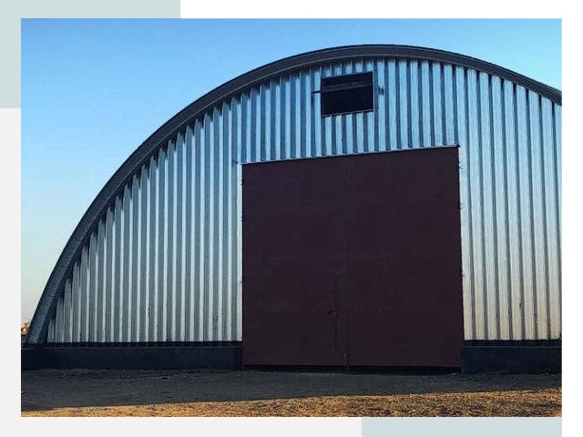 Бескаркасные ангары в Первоуральске