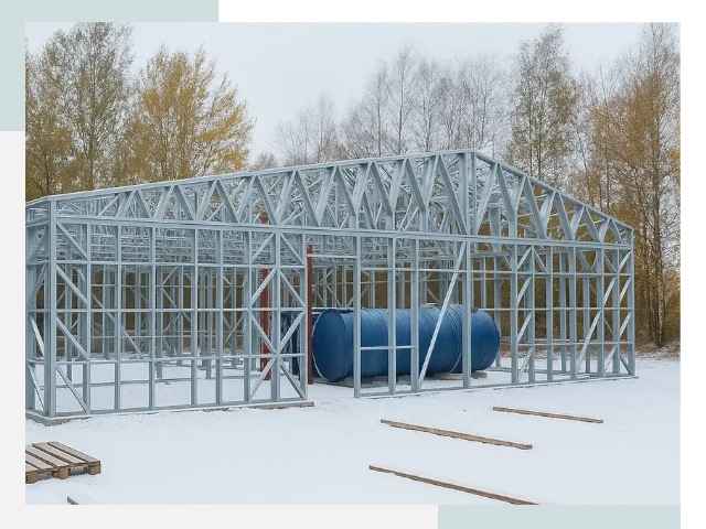 Металлические ангары в Первоуральске