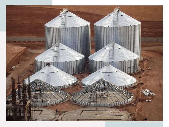 Строительство зерновых силосов в Первоуральске