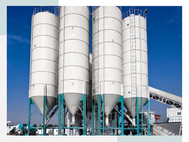 Строительство цементных силосов в Первоуральске
