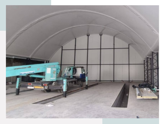 Внутреннее оснащение ангаров в Первоуральске