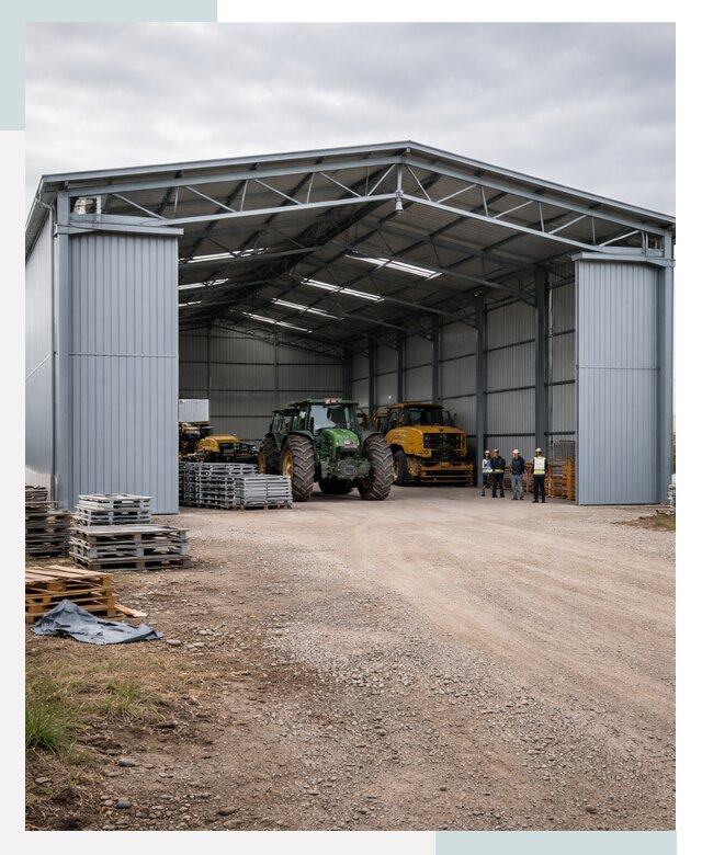 Ангары для сельхозтехники в Первоуральске от 20586 р. | СтальСтрой-Прв