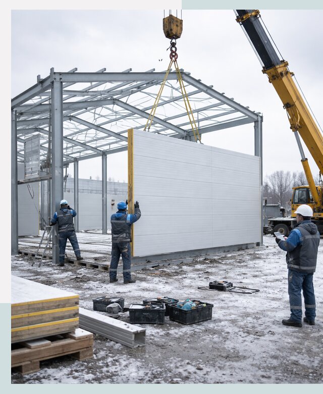 Строительство холодильных складов под ключ в Первоуральске