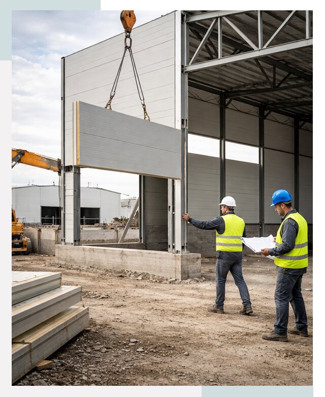 Склад из сэндвич панелей под ключ в Первоуральске от 9778 р. | СтальСтрой-Прв