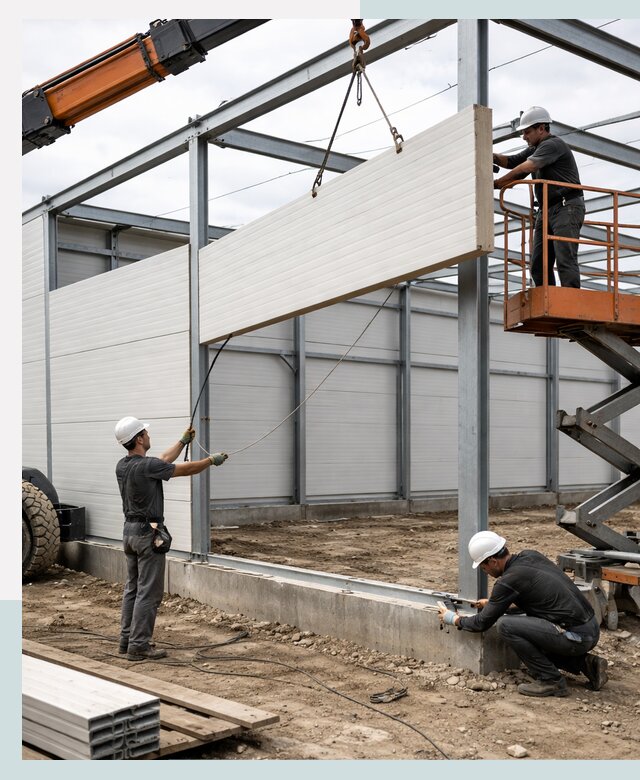 Строительство складов из сэндвич панелей в Первоуральске под ключ