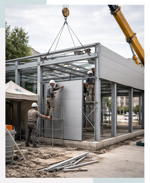 СтальСтрой-Прв: торговый павильон под ключ в Первоуральске от 36026 р.