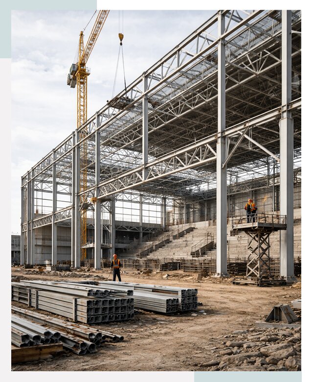 Строительство спортивных комплексов в Первоуральске от 30879 р. | СтальСтрой-Прв